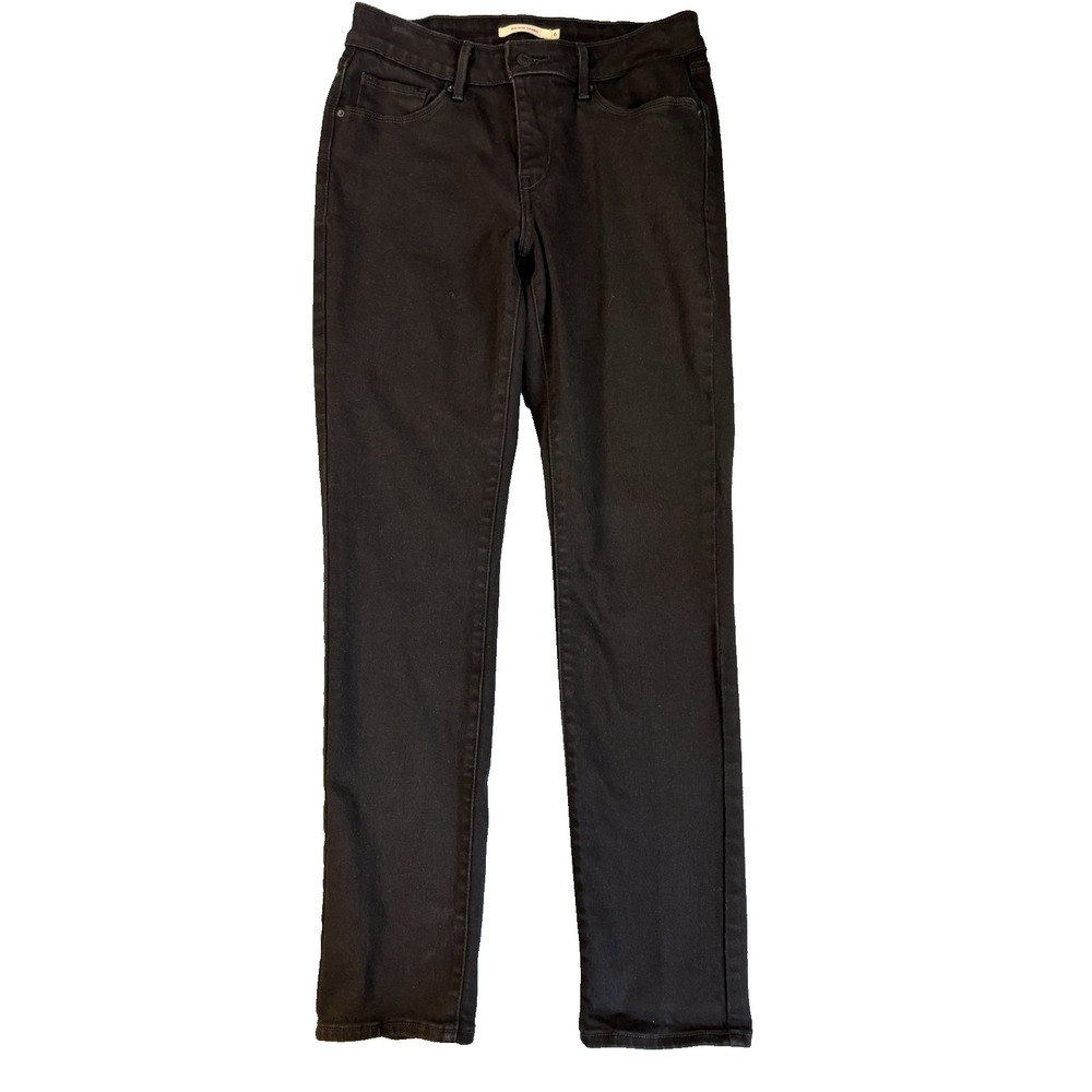 Levi's Mid Rise Skinny Jeans 6 Black Stretch Indie Sleaze Downtown Girl Capsule